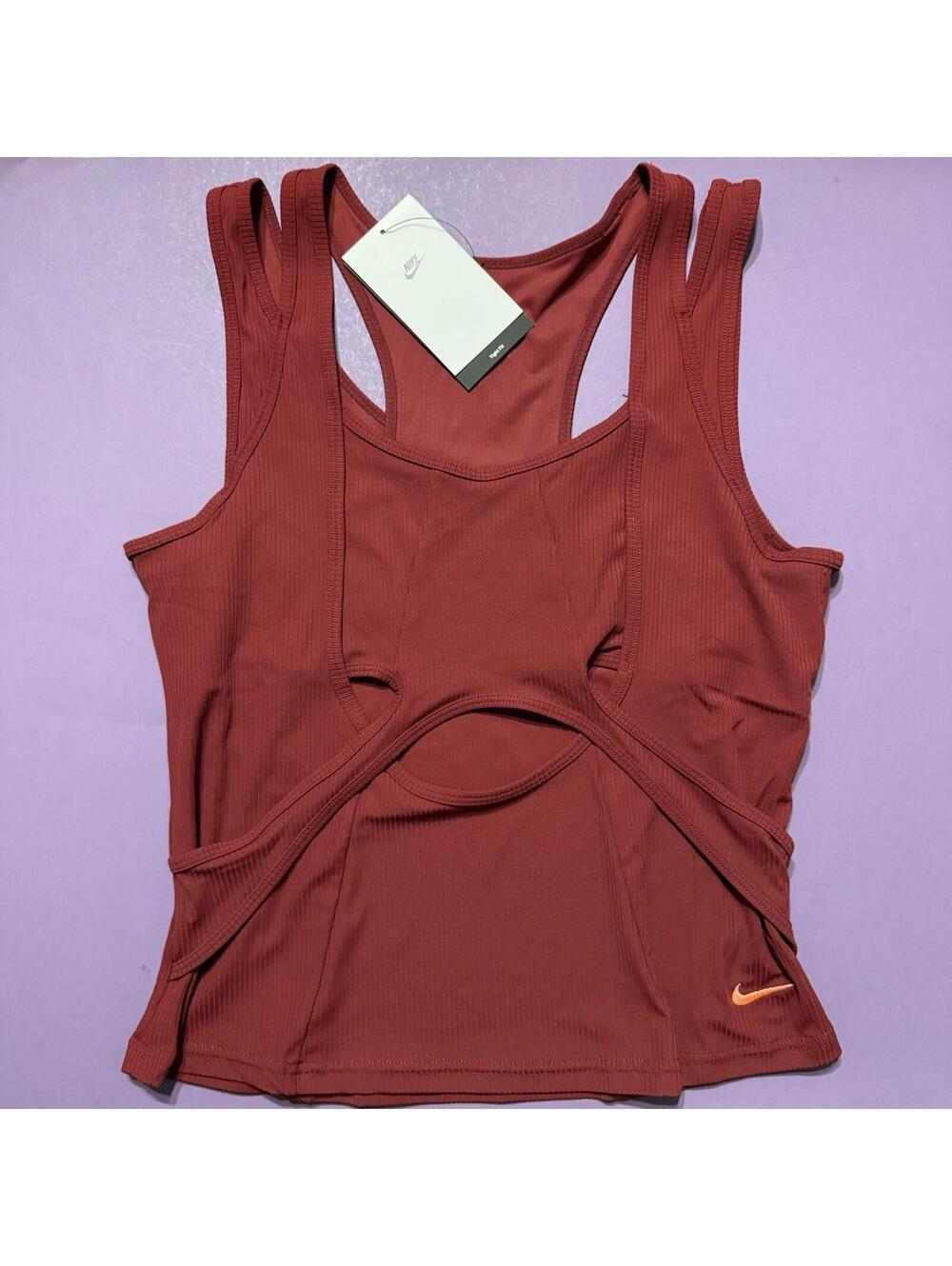 NIKE x Serena Williams Design Crew Cutout Tennis Tank Top Team Red FN2274 677 - Picture 4 of 4